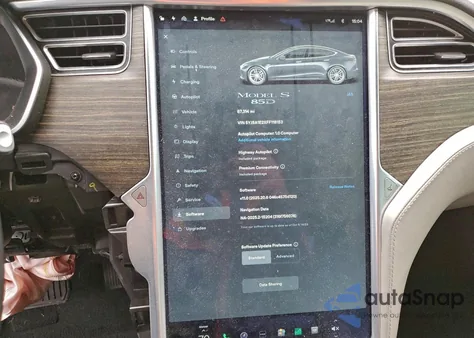 2015 Tesla Model S from USA, damaged, VIN 5YJSA1E2XFF118153